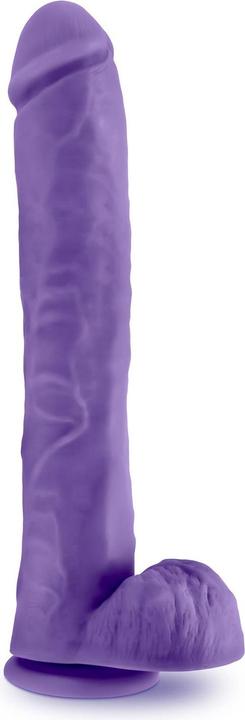 Blush Novelties Au Naturel Bold Daddy Realistic 14 Inch Suction Cup Harness Compatible FlexiShaft Se