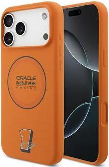 Actual product image Red Bull Silicone Blue Ring MagSafe Case for iPhone 17 Pro Max Orange (Apple iPhone 17 Pro Max)