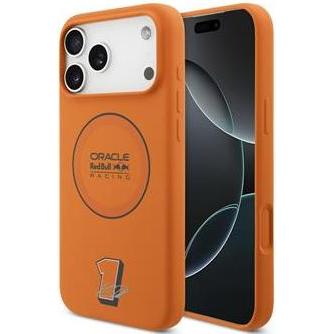 Red Bull Silicone Blue Ring MagSafe Case for iPhone 17 Pro Max Orange (Apple iPhone 17 Pro Max), Cover smartphone, Arancia