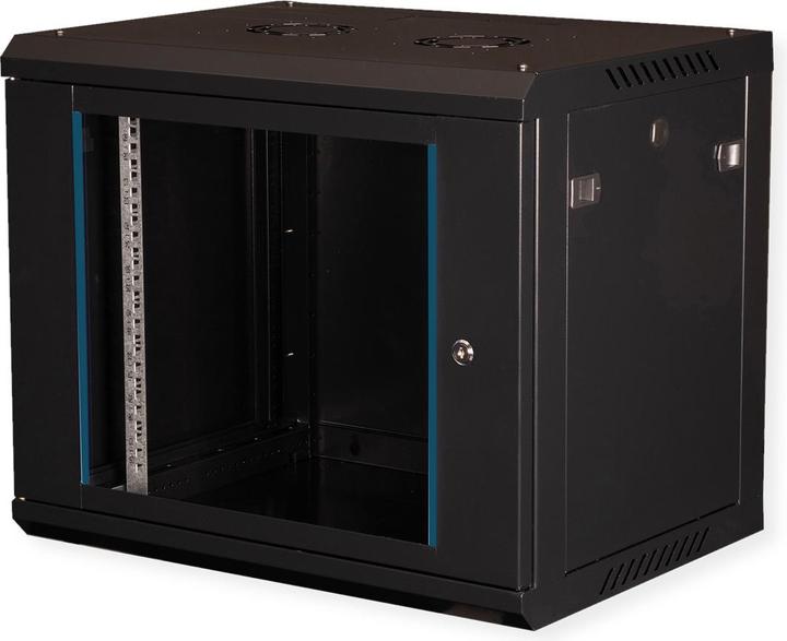 Value 19-Zoll Wandgehäuse 9HE 600x450mm schwarz, Bausatz (9 RU, 19 inch rack)
