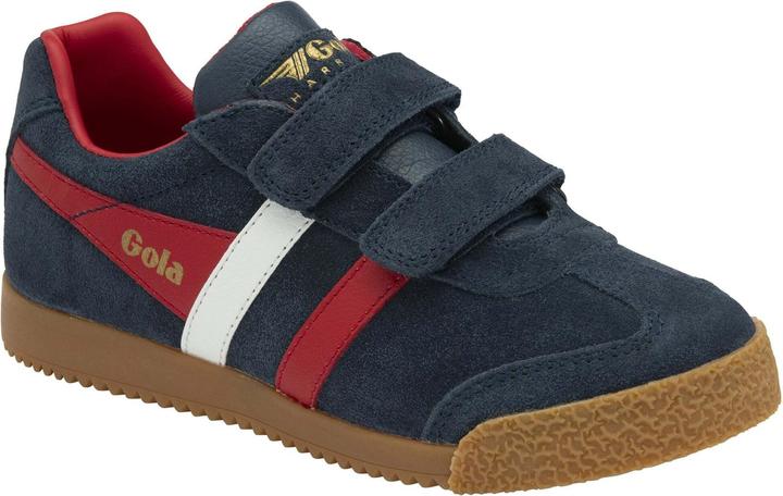 Deep Red, Navy, White