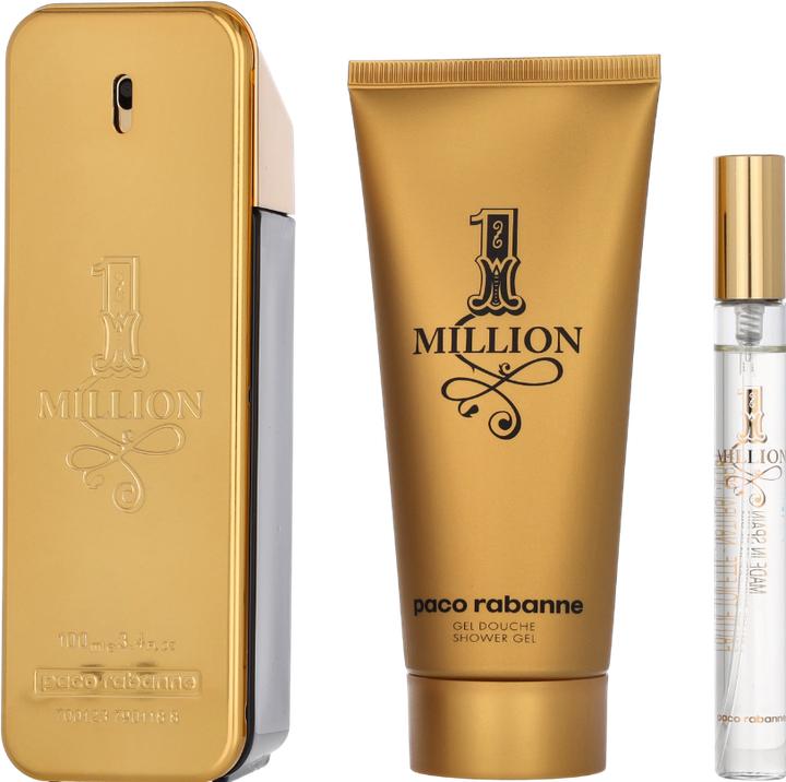 Produktbild Paco Rabanne SET 1 Million Men EDT spray 100ml + SHOWER GEL 100ml + EDT 10ml (Parfum Set)