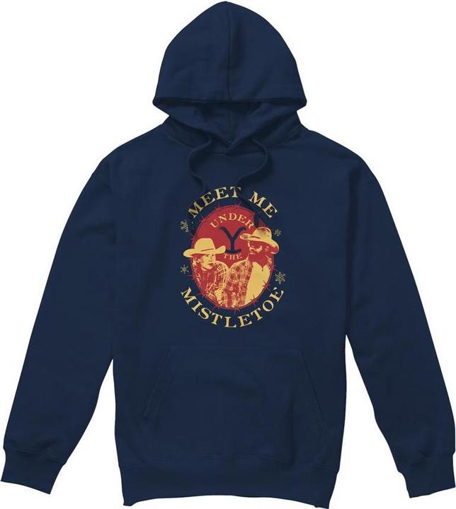 Produktbild Yellowstone Meet Me Under The Mistletoe Kapuzenpullover weihnachtliches Design (S)