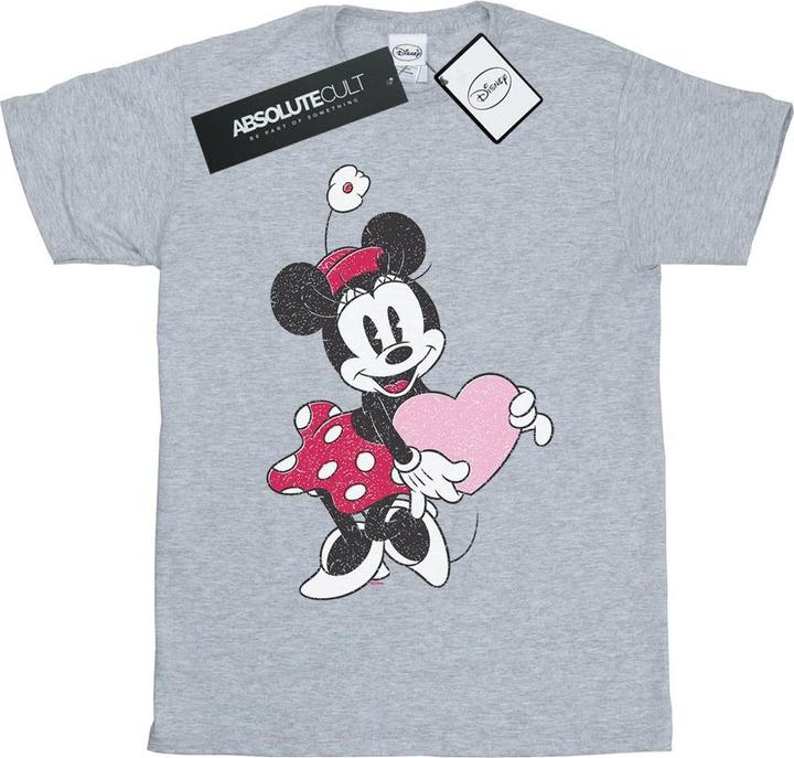 Immagine prodotto Disney Minnie Mouse Love Heart Maglietta Ampia Donna (XXL)