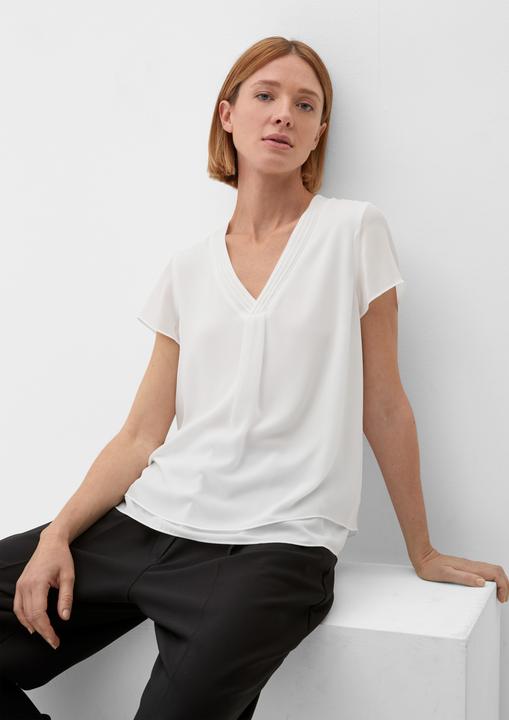 Immagine prodotto s.Oliver Bluse Layering-Bluse aus Chiffon (44)