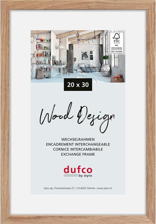 Immagine prodotto Dufco Bilderrahmen Hay 20x30cm 161081115 Eiche hell (20 x 30 cm)