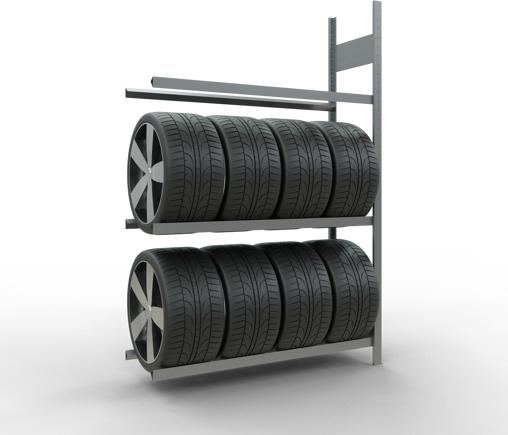 Produktbild Schulte Lagertechnik Räder-Anbauregal MULTIplus150