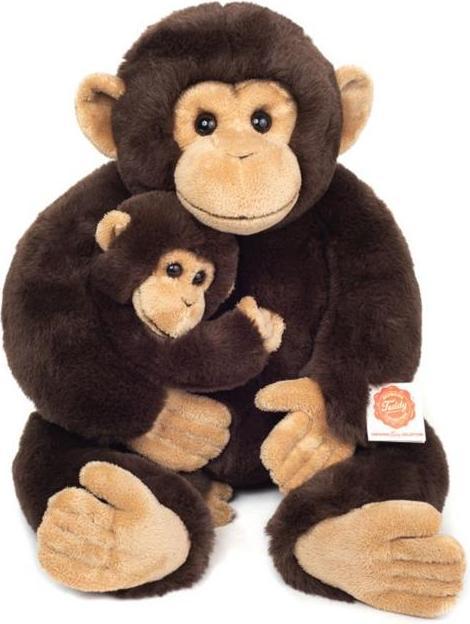 Image du produit Teddy Hermann Chimpanzé avec bébé 40cm (22 cm)