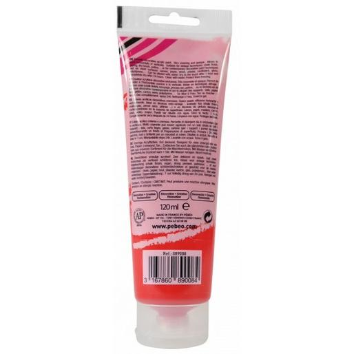 Thumbnail - Pebeo, Künstlerfarbe + Bastelfarbe, Decocrème Matt Acrylfarben (Passionsrot, 120 ml)