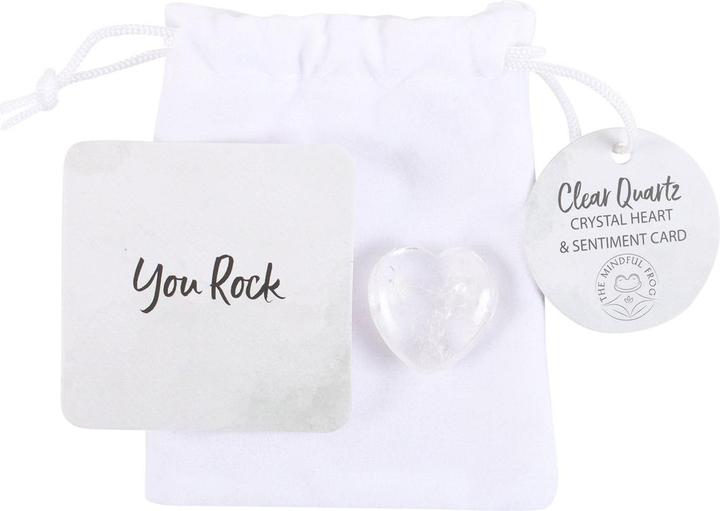 Something Different DekoKristall You Rock Quarz Herz