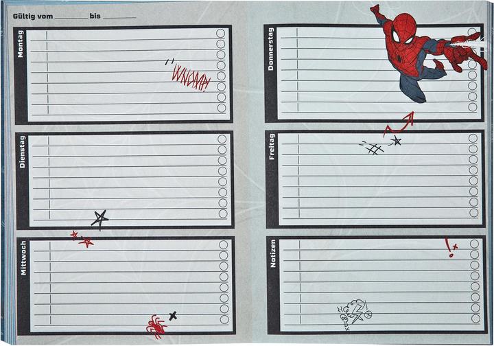 Produktbild Undercover Schulheft Spider-Man A5 (A5, Blanko, Weicher Einband)