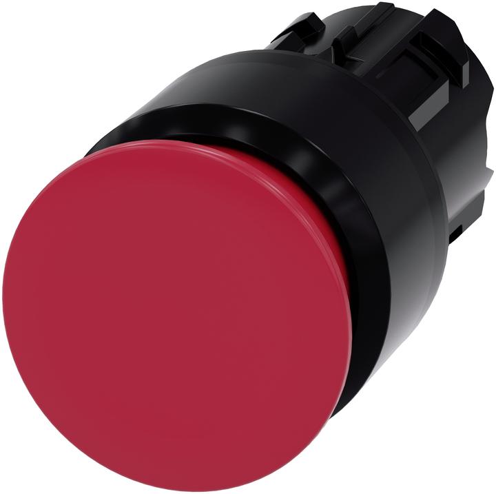 Actual product image Siemens SIRIUS ACT mushroom pushbutton front element plastic, red