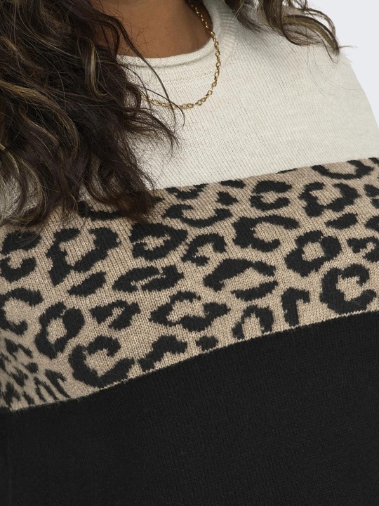 Actual product image Only Curvy Round Neck Knit Sweater (54, XL)