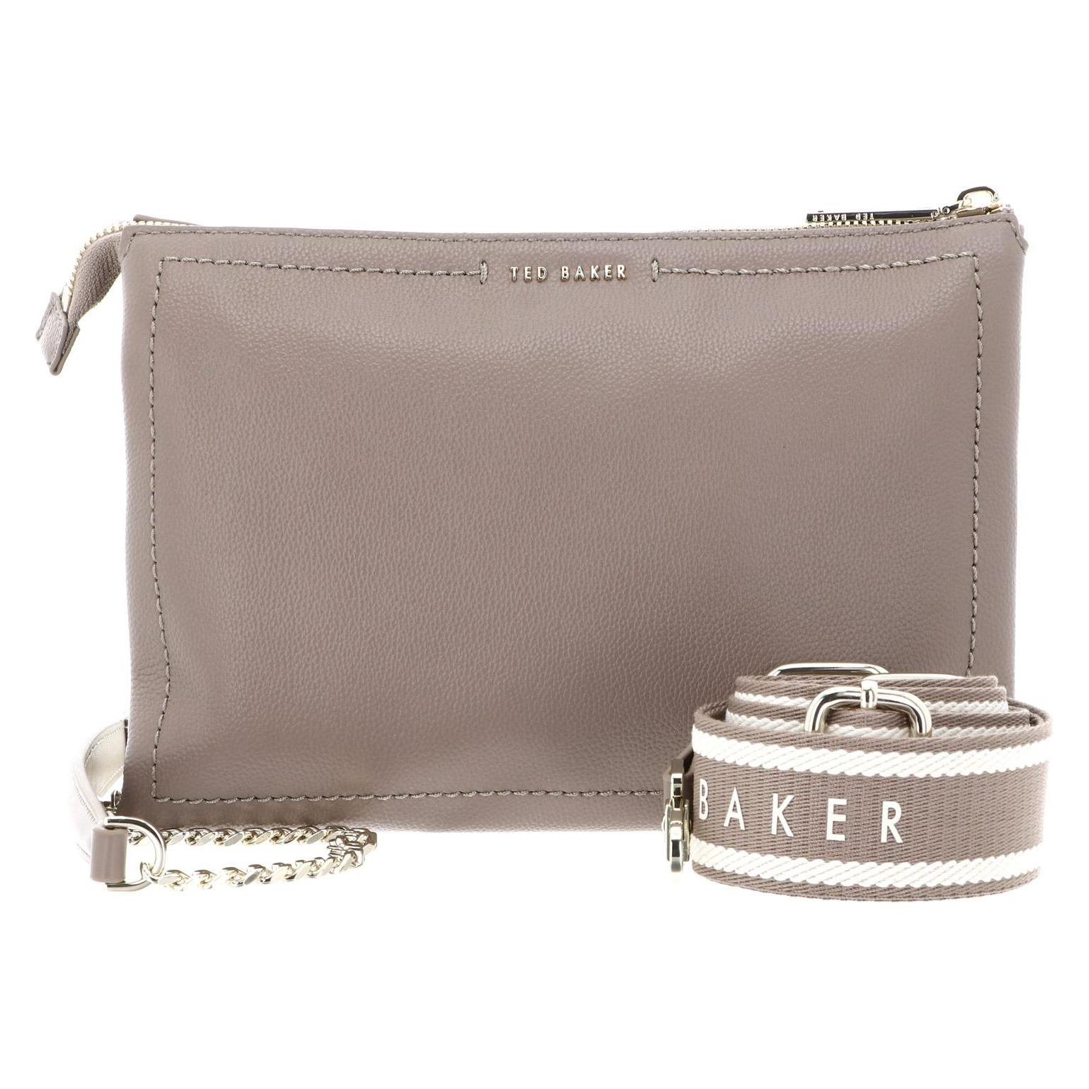 Ted Baker, Damen, Handtasche, Larinda Webbing Leather Crossbody Bag, Braun