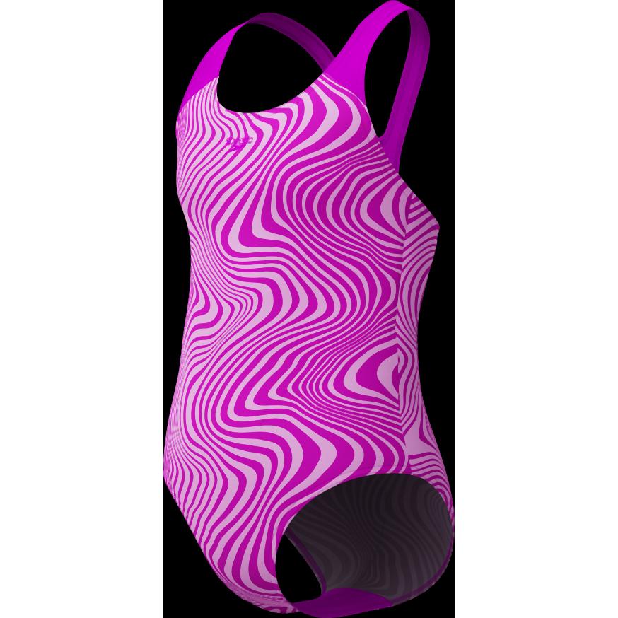 Speedo, Mädchen, Badeanzug, Digital Allover Splashback, Mehrfarbig, (7, 8)