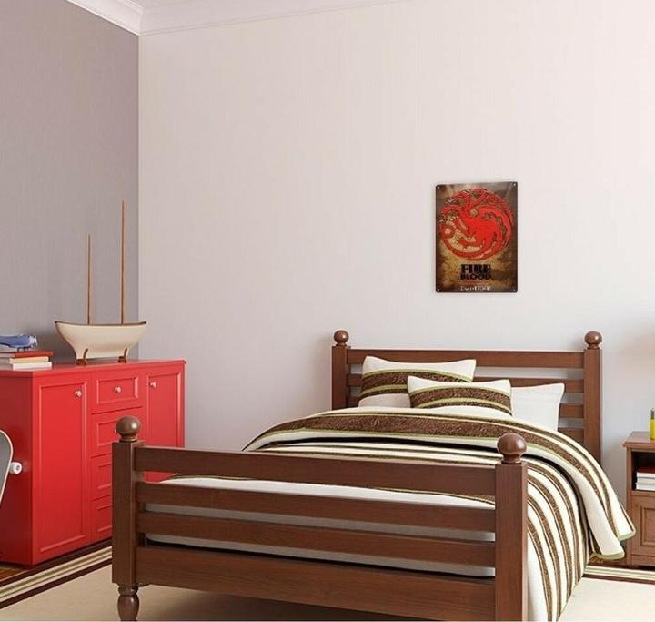 Immagine prodotto ABYstyle GAME OF THRONES - Piastra di metallo Targaryen 28x38