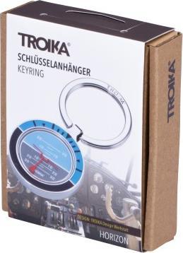 Produktbild Troika Schlüsselring Horizont Glänzend Grau/Mehrfarbig