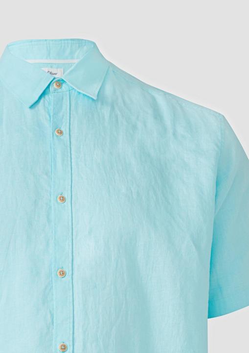 Immagine prodotto S.Oliver Hemd Regular Fit: Leichtes Kurzarmhemd aus 100% Leinen (5XL)