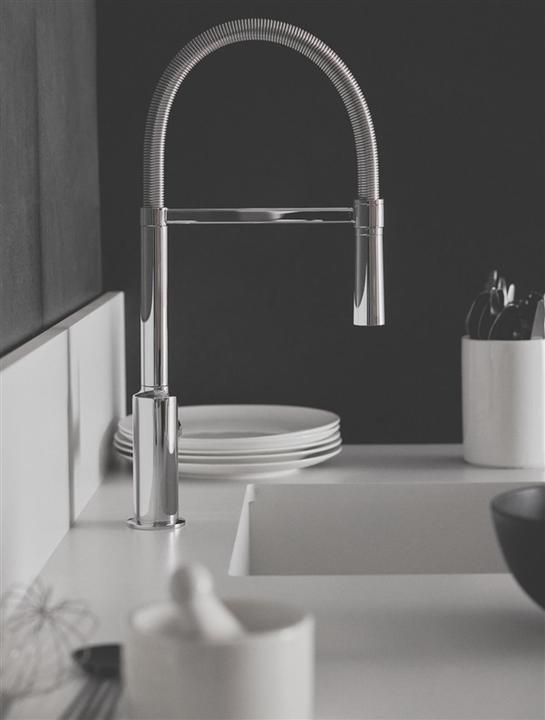 Produktbild Ideal Standard Küchenarmatur mit flexiblen Auslauf Ceralook chrom glänzend BC302AA