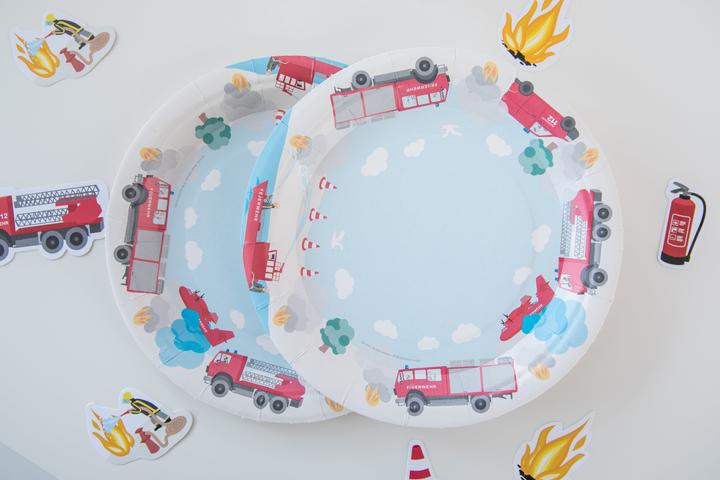 Image du produit DH-Konzept Assiette de fête Pompiers.