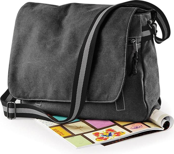 Actual product image Quadral Vintage Canvas Despatch Bag - 14 Litres