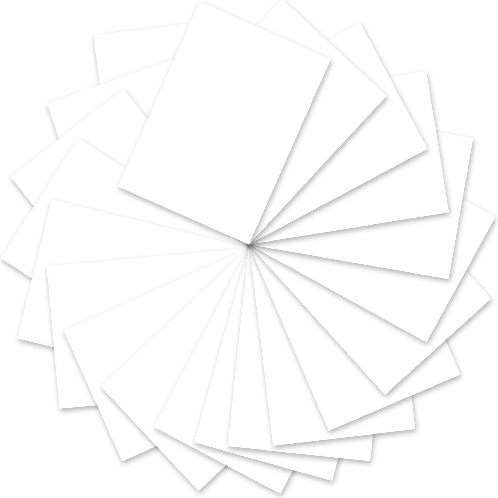 Ursus, Bastelpapier, Tonzeichenpapier A4, 130 g/m², 100 Blatt, Hochweiss (130 g/m², 100 x)