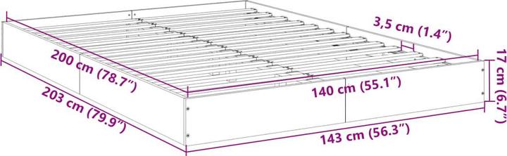Actual product image vidaXL Kees (140 x 200)