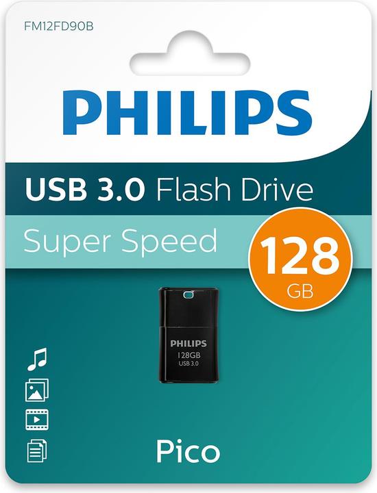 Image du produit Philips USB 3.0 128GB Pico Edition Noir de Minuit (128 Go, USB-A)