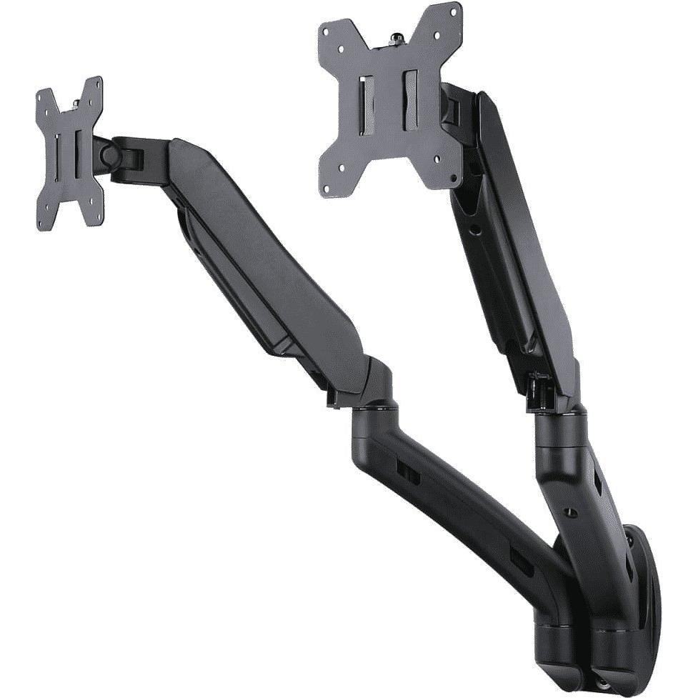 Art Uchwyt ścienny na 2 monitory 13" - 27" L-14GW (RAMART L-14GW) (Wand, 27"), Monitor Halterung, Schwarz