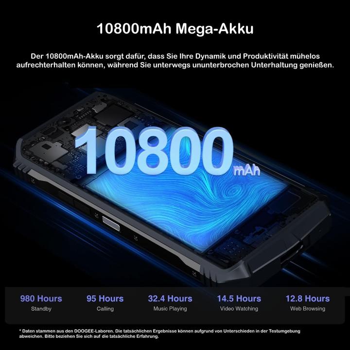Produktbild Doogee S118 (512 GB, Rot, 6.58", Dual SIM, 4G)