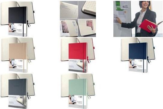 Actual product image Sigel Notizbuch Conceptum (A4, Plain, Hardcover)