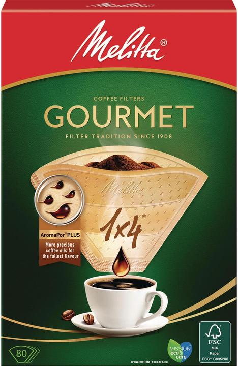 Actual product image Melitta Gourmet 1x4 / 80 pieces