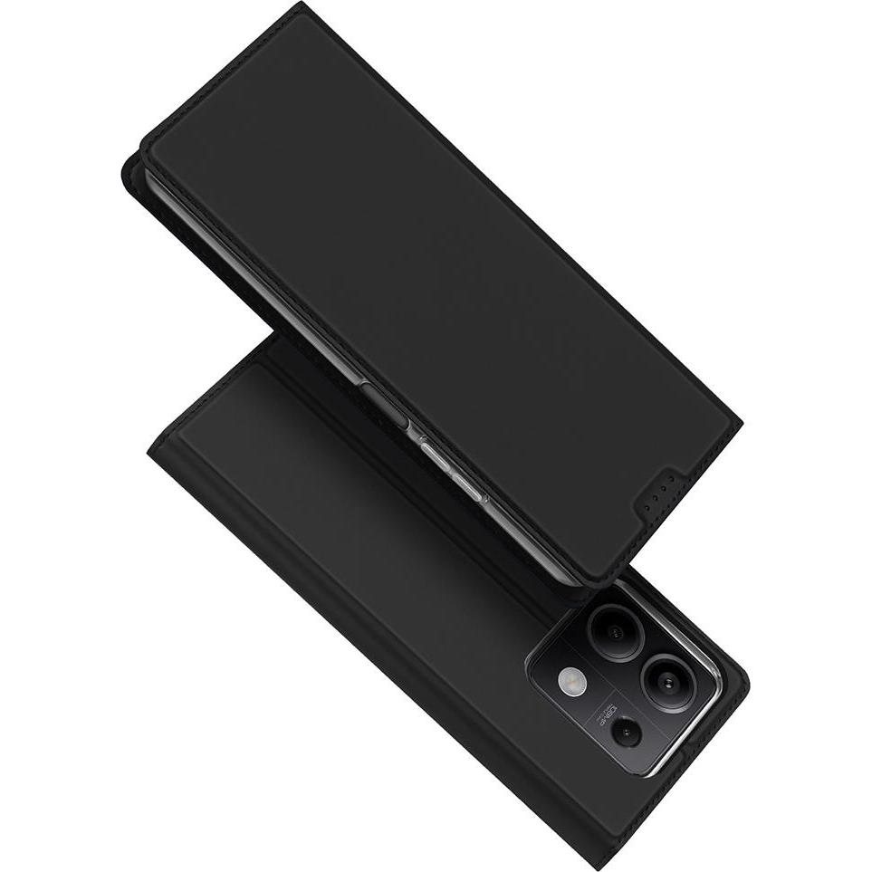 Dux Ducis Skin Pro Series Bookcover (Xiaomi Redmi Note 13), Smartphone Hülle, Schwarz