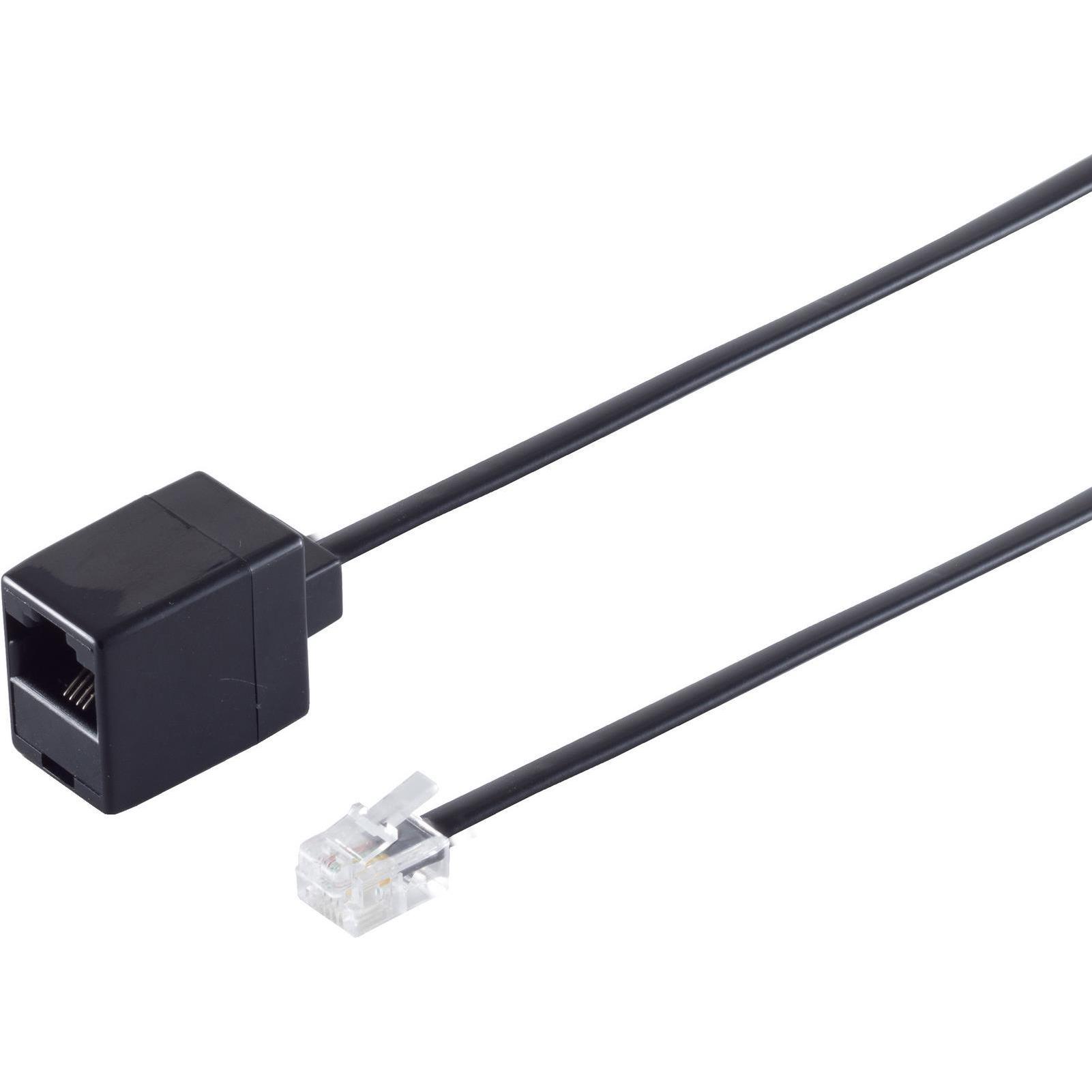 Shiverpeaks S/CONN maximum connectivity Modular RJ ISDN Telefon-Verlängerung-Western-Stecker 6/4 auf Western-..., Telefo...