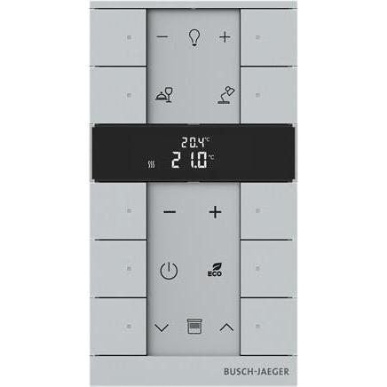 Busch-Jaeger BUSC Bedienelement, Thermostat, Silber