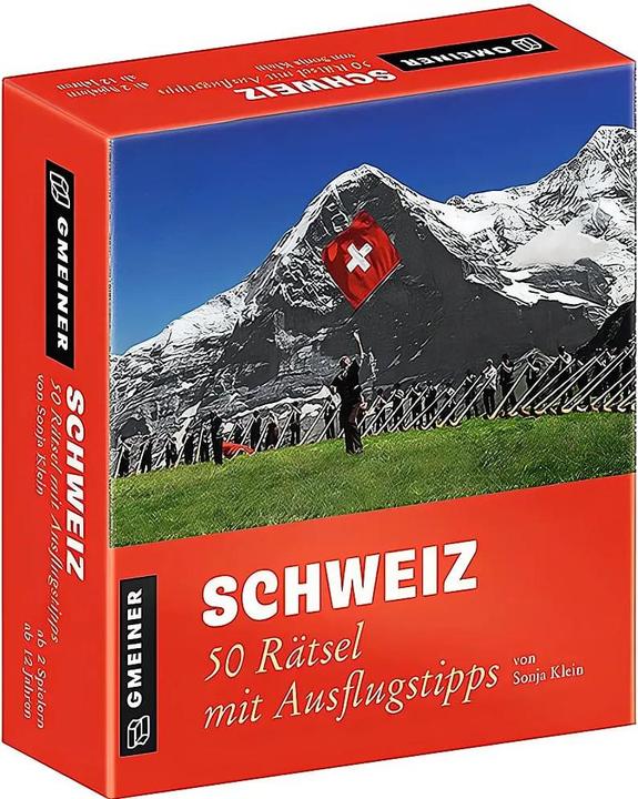 Actual product image Switzerland - 50 puzzles with excursion tips (German, 2 Players)