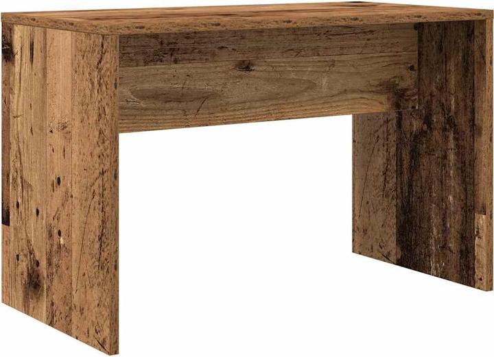 Produktbild vidaXL Schminktisch-Set mit LED-Leuchten Altholz-Optik Holzwerkstoff (86.5 x 35 x 136 cm)