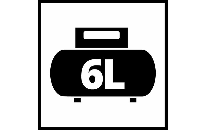 Actual product image Einhell TE-AC 6 Silent (8 bar, 6 l)