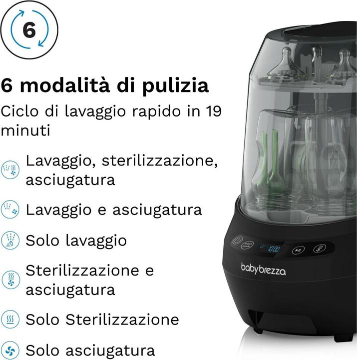 Actual product image Baby Brezza - Bottle Washer Pro Black (BRZ0190)