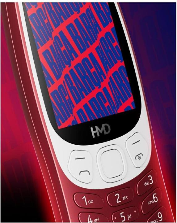 Actual product image Nokia Phone Barca 3210 TA-1736 DS red (2.40")