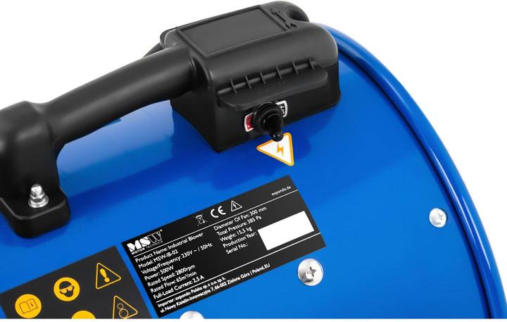 Actual product image MSW Construction Blower - 3,900 m³/h - Ø 300 mm