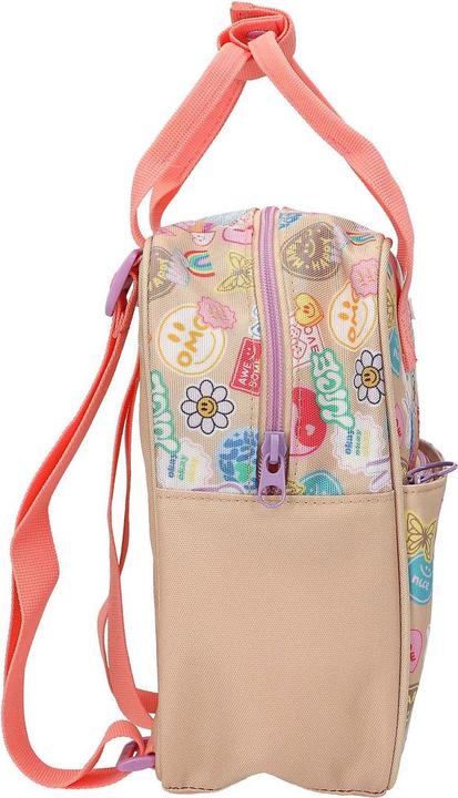 Actual product image Top Model Topmodel - TOPModel Backpack GIRL POWER - Beige and Coral - Small (413291)