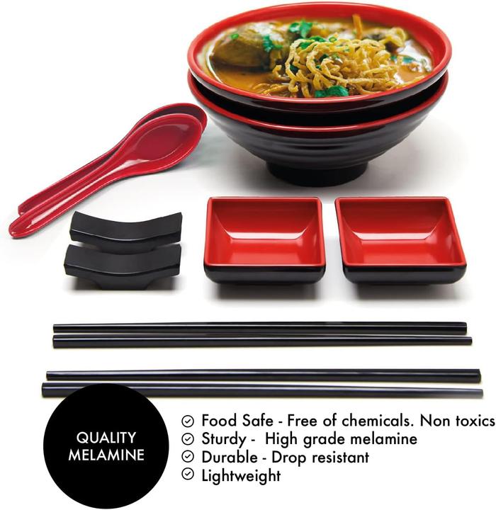 Image du produit Goliber Ramen Schüssel Set (20.30 cm, 0.95 l, 8 x)