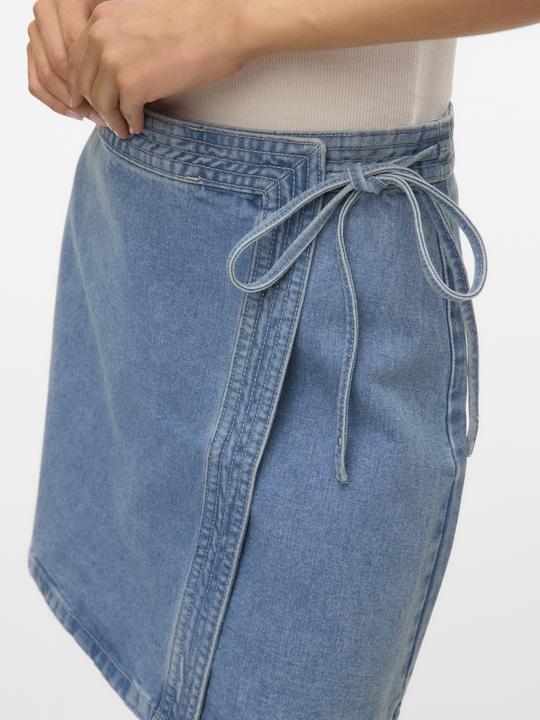 Produktbild Vero Moda Vmliza Mr Short Denim Wrap Skirt Ga Noos (M)