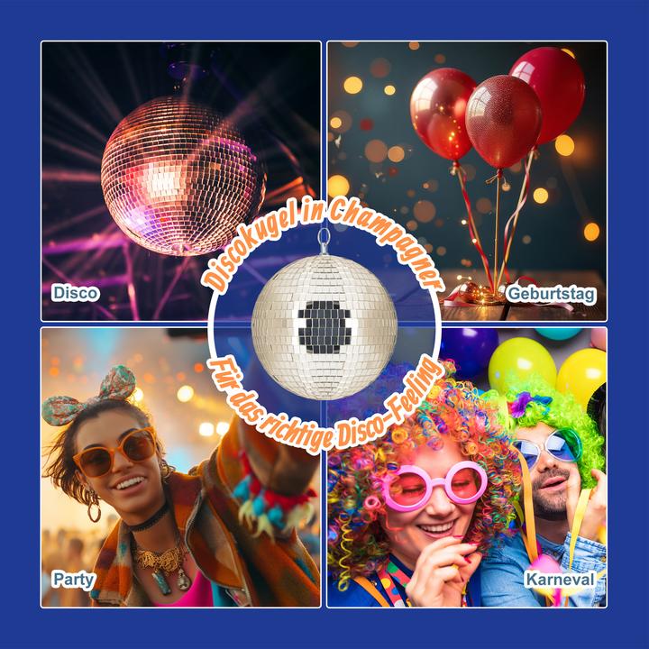 Actual product image Relaxdays disco ball (20 cm)