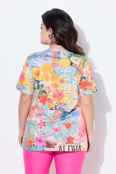 Image du produit Angel of Style T-Shirt, bequeme Passform, Patchdruck (50)