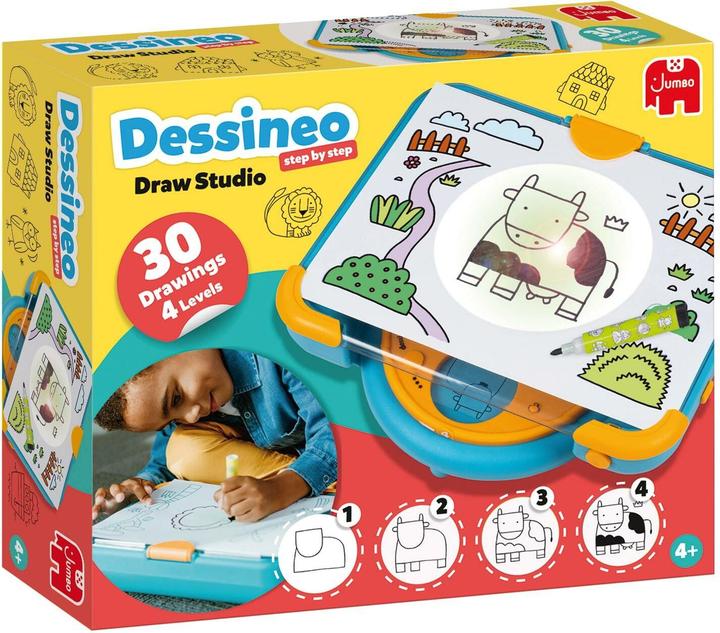 Jumbo Dessineo Zeichenstudio (Dänisch, Deutsch, Englisch, Französisch, Italienisch, Niederländisch, Norwegisch, Portugiesisch, Schwedisch, Spanisch)