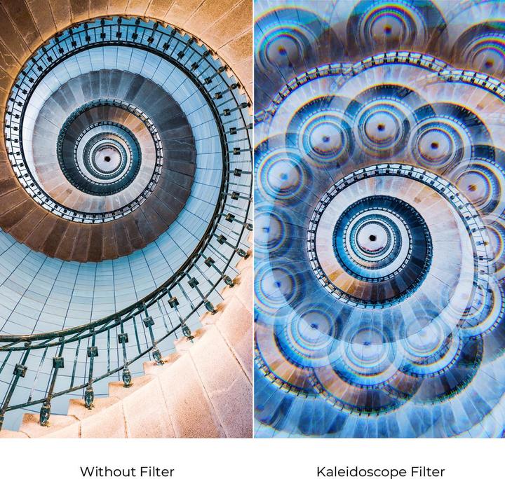 Produktbild K&F Concept 72mm Kaleidoscope Effect Filter with Three Vacuum Cleaning Cloths