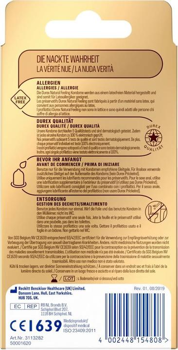 Produktbild Durex Natural Feeling (10 Stk.)