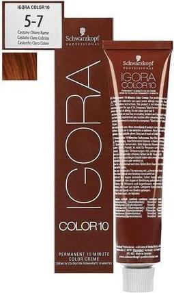 Immagine prodotto Schwarzkopf Professional Igora Colore 10 Permanente 10 Minuti Colore Crema di 10 minuti di colore (5-7 Rame marrone chiaro)